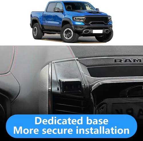 Miniatura 3 de Soporte de teléfono de coche para Dodge Ram 1500 2500 3500 (pantalla táctil de 12 pulgadas) para camionetas Pickup Auto Accessories Best Cell Phone