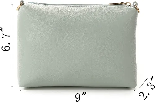 Miniatura 3 de JHVYF Bolso cruzado con asa superior para mujer, estilo clásico, estilo casual