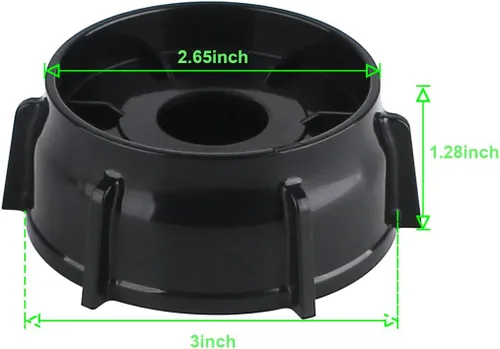 Miniatura 7 de Piezas de repuesto Frasco de vidrio de 6 tazas con cuchilla, compatible con licuadoras Oster