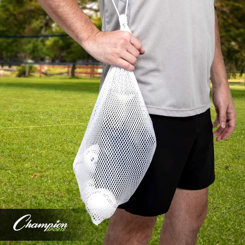 Miniatura 6 de Champion Sports Equipment Bag, Mesh, 12" X 18