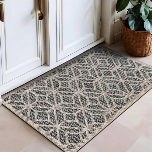 Miniatura 11 de Rugshop Alfombra geométrica contemporánea para interiores y exteriores, lavable para sala de estar, comedor y oficina, 7 pies 10 pulgadas x 10 pies