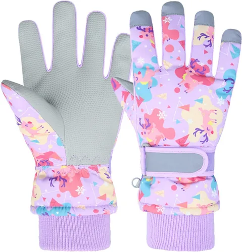 Miniatura 60 de Guantes de nieve para hombre y mujer, impermeables, para invierno, cálidos, para esquí, snowboard, guantes para mujer