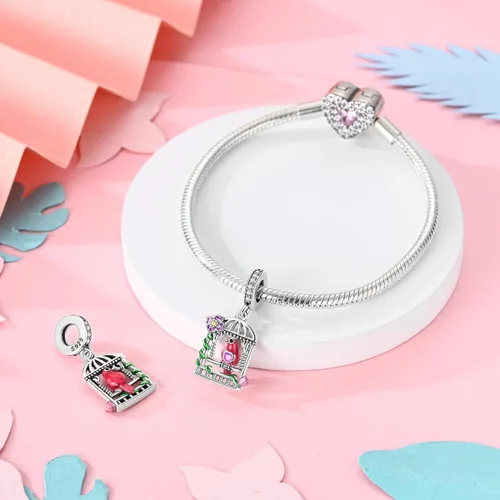 Miniatura 234 de Hapour Dijes de plata de ley 925 para pulseras, collar, joyería europea, colgante de cuentas para mujeres y madres