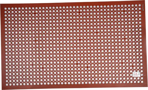 Miniatura 5 de Restaurantware Serve Secure - Tapete para restaurante de 36 x 24 pulgadas, 1 alfombrilla de drenaje de borde biselado, con agujeros, antideslizante