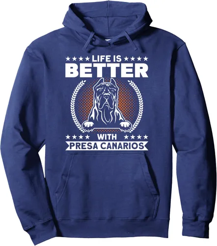 Miniatura 5 de Life Is Better With Presa Canarios Dog Lover Presa Canario - Sudadera con capucha