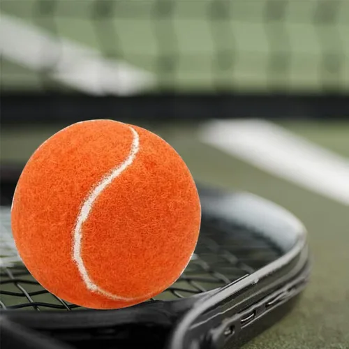 Miniatura 6 de URBEST Pelota de tenis, 12 paquetes de pelotas de tenis de entrenamiento, pelotas de práctica para jugadores novatos, pelotas de juego para perros