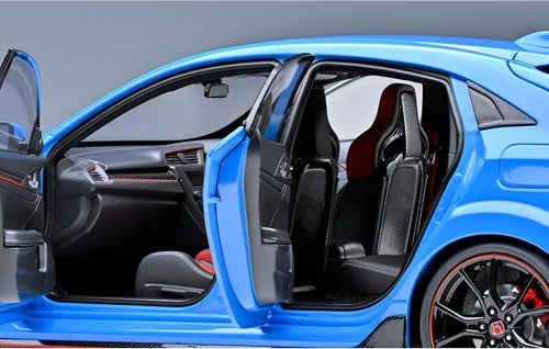 Miniatura 3 de Autoart 73224 - Coche Civic Type R (FK8) RHD (conducción a la derecha) Racing Blue Pearl 1/18 Model Car
