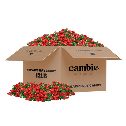 Miniatura 26 de Caramelos duros surtidos con frutas envueltos individualmente de Cambie, 1 lb de caramelo de fruta con un exterior duro deliciosamente dulce con un