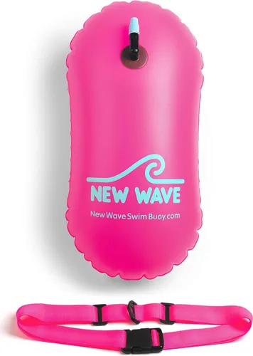 Miniatura 10 de Burbuja de Natación New Wave para Nadadores de Aguas Abiertas y Triatletas - Sé Brillante, Sé Visto y Sé Más Seguro con New Wave Mientras Nadas al