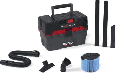 Miniatura 2 de RIDGID 50318 4500RV ProPack Aspiradora Húmeda y Seca, Aspiradora Portátil Húmeda y Seca de 4.5 Galones, Motor de 5.0 HP Pico, Manguera Pro