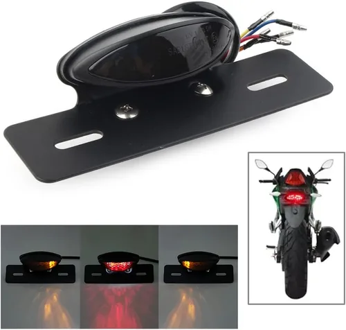 Miniatura 4 de Three T FSFY Motorcycle Tail Brake Lamp Taillight Assemblies for Harley, for HONDA Bobber Chopper Cafe Racer Cruiser