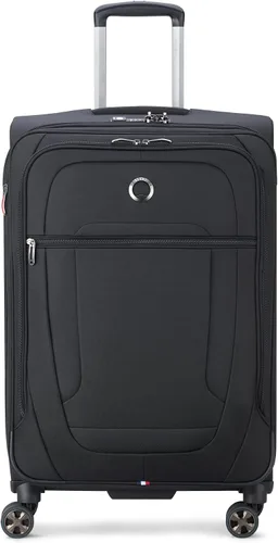 Miniatura 32 de DELSEY PARIS Helium DLX Softside - Maleta expandible con ruedas giratorias, azul marino, a cuadros, mediano de 25 pulgadas