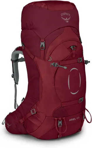 Miniatura 9 de Osprey Ariel 65L Mochila de senderismo para mujer, Azul Cerámico, WXS/S, Ajuste extendido Cerámica Azul - Ajuste Extendido