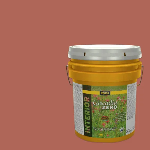 Miniatura 32 de Rodda Paint CASCADIA ZERO - Pintura plana e imprimación para interiores en uno, cuarto de galón, crema de ballet