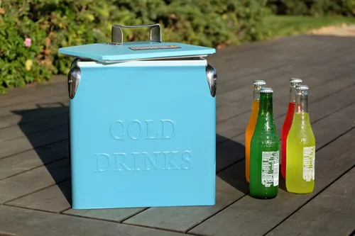 Miniatura 3 de Permasteel 14-Qt Portable Beverage Cooler for Camping, Beach, Picnic Turquesa