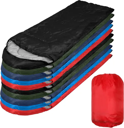 Miniatura 8 de Macarrie 10 Piezas Sacos de Dormir al Por Mayor para Donación a Personas Sin Hogar Refugio Adultos 0 Grados Sacos de Dormir Impermeables con Saco