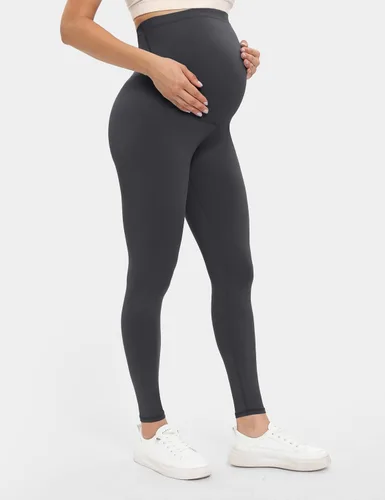 Miniatura 3 de Buttergene Women's Maternity Leggings Over The Belly Maternity Yoga Pants Workout Pregnancy Leggings