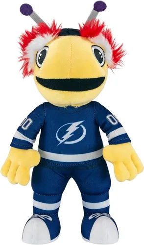 Miniatura 26 de Bleacher Creatures Anaheim Ducks Wild Wing - Figura de peluche de mascota de la NHL de 10 pulgadas (uniforme triangular verde azulado), una mascota