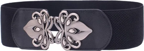 Miniatura 3 de Syuer Cinturón elástico ancho vintage para mujer, cinturón retro de cincha