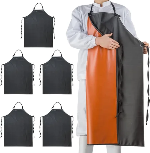 Delantal de vinilo resistente a productos químicos, delantales de PVC unisex de talla grande para lavavajillas, aseo de perros, limpieza de peces,