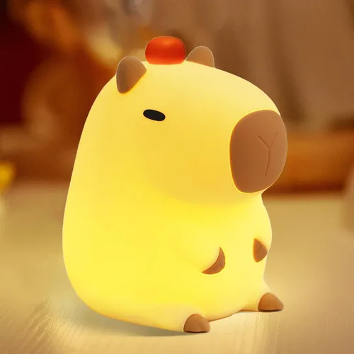 Miniatura 11 de Ammonite Axolotl Gifts, Luz Nocturna de Axolotl para Niños - Lámpara LED Táctil de Silicona Suave y Linda, Navidad Cumpleaños, Decoración Kawaii