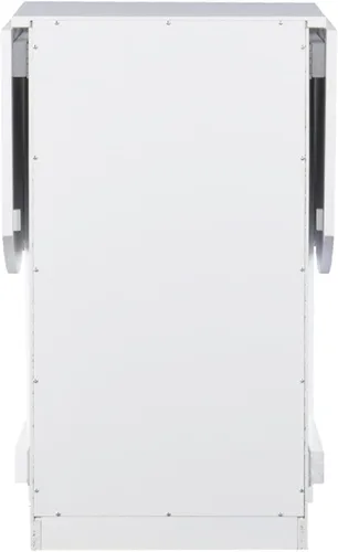 Miniatura 5 de SEI Furniture Escritorio Drop-Leaf con almacenamiento, color blanco