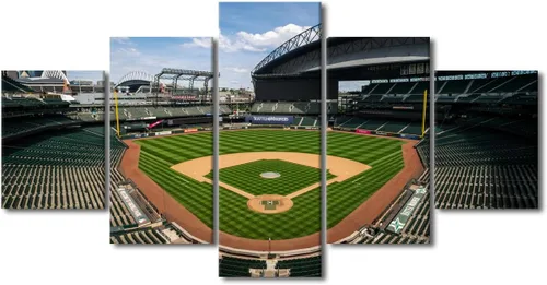 Miniatura 89 de Arte para pared, lienzo para estadio deportivo, arte para pared, diseño de campo de Wrigley en Chicago, pinturas de Chicago, impresiones sobre