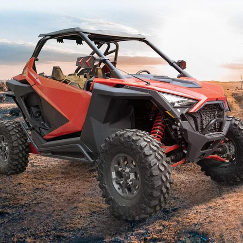 Miniatura 9 de KEMIMOTO UTV - Espejos laterales color negro, azul, rojo y naranja, compatible con Polaris RZR Talon Can Am Rearview funciona con jaula antivuelco