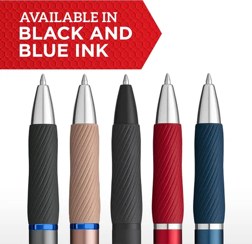 Miniatura 4 de SHARPIE S-Gel, bolígrafos de gel, barril de metal elegante, plomizo, punta media (0.028 in), tinta negra, 4 unidades y S-Gel, bolígrafos de gel