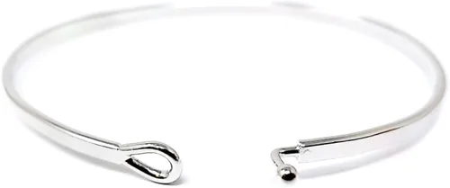 Miniatura 2 de By you - Brazalete con gancho, pulsera delgada grabada con un mensaje positivo e inspirador
