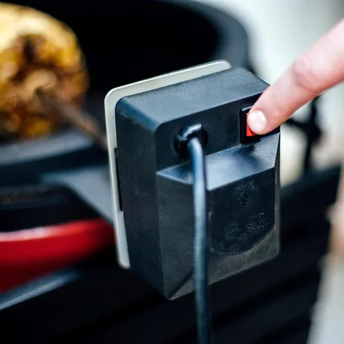 Miniatura 9 de Kamado Joe JoeTisserie Accesorio de rotisería para parrillas Joe Grills Classic de 18 pulgadas con varas de asado de acero inoxidable para hasta 50