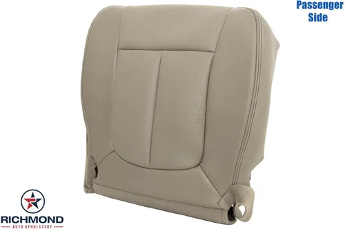 Miniatura 4 de Richmond Auto tapicería 2009-2010 Ford F150 F-150 Lariat – Funda de asiento de piel perforada para lado del pasajero, color marrón
