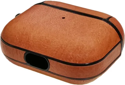 Miniatura 5 de Funda de cuero compatible con AirPods de 3ª generación, totalmente envuelto, portátil, a prueba de golpes, llavero para Apple 3, carga para mujeres