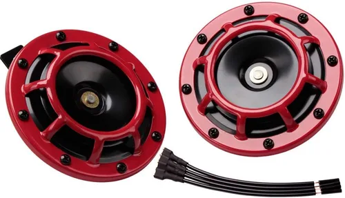 Miniatura 2 de FARBIN Bocina de coche para Toyota, Lexus, Subaru, bandera roja y otras series de modelos, bocinas gemelas de metal de tono alto/bajo de 12 V