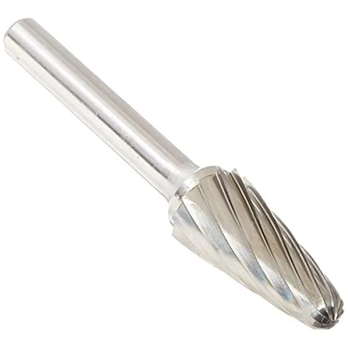 Miniatura 74 de Drill America SA-1 Rebaba de carburo/lima giratoria cilíndrica de doble corte para amoladora de troquel de 1/4" de diámetro x 5/8" de longitud