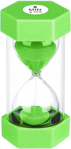 Miniatura 32 de Reloj de Arena con Temporizador de Arena de 1 Minuto, Reloj de Arena Irrompible, SandWatch de Plástico de 1 Min, Reloj De Arena 1 Minutos, Reloj