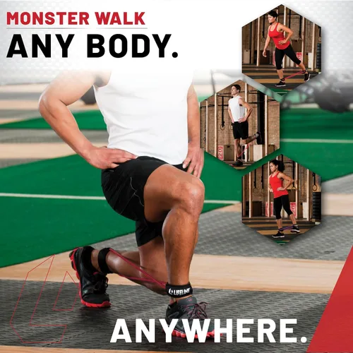 Miniatura 2 de Lifeline Monster Walk - Bandas de resistencia para la parte inferior del cuerpo, puños de tobillo