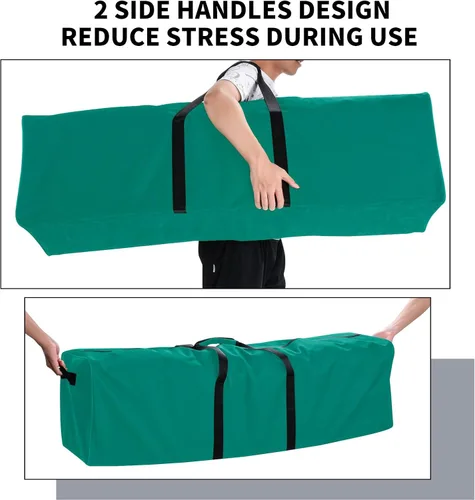 Miniatura 3 de Bolsa de viaje extra grande para equipo deportivo con cremalleras bloqueables de 2 vías, Verde, Xxl Sport Gear Bolsa de almacenamiento para equipos