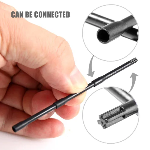 Miniatura 6 de Mezclador de tinta Máquina mezcladora de pigmentos para tatuajes con 100 piezas de varillas mezcladoras de color de cejas maquillaje tatuaje Negro