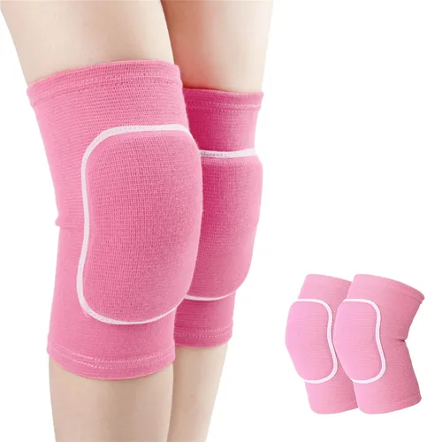 Miniatura 9 de YYaaloa Rodilleras suaves para mujer, rodilleras de lucha libre, voleibol, baile, fútbol, yoga, baloncesto y patinaje, soporte elástico flexible