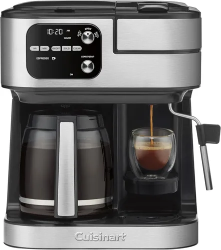 Cuisinart Coffee Center Barista Bar - Cafetera 4 en 1, compatible con cápsulas de una sola porción, cafetera, tres tamaños de preparación, Negro