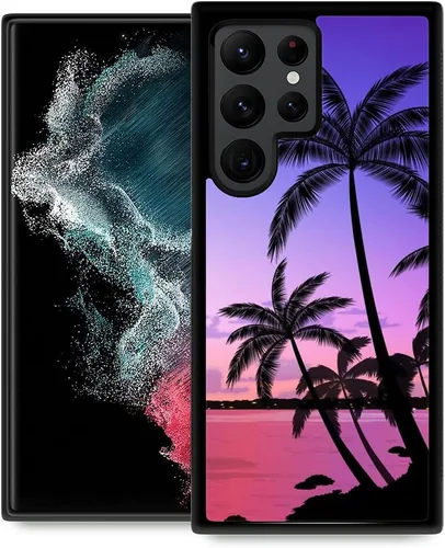 Miniatura 7 de ZHEGAILIAN Funda compatible con Samsung Galaxy S22 Ultra, antideslizante, de poliuretano termoplástico suave, a prueba de golpes, compatible