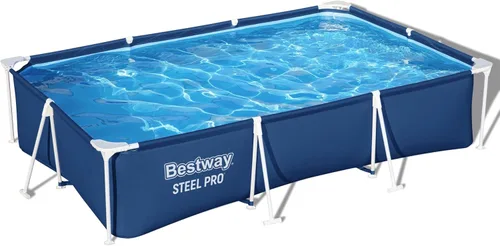 Bestway Steel Pro, piscina para exteriores con bomba de filtro, piscina sobre el suelo, varios tamaños