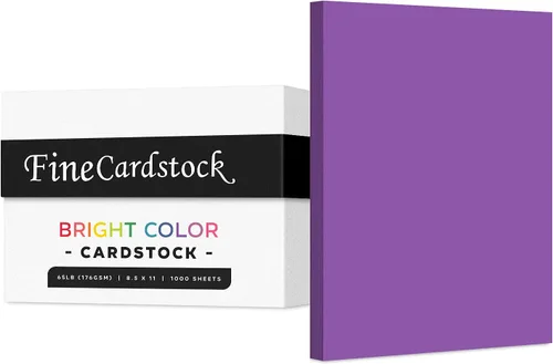 Miniatura 27 de Papel de alta calidad para tarjetas de colores, caja de 1000 hojas, cartulina de peso medio de 65 libras, perfecta para suministros escolares, artes