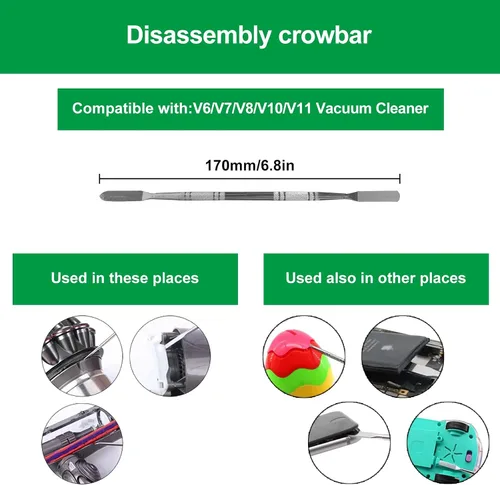 Miniatura 6 de Juego de destornilladores compatible con aspiradora Dyson V6 V7 V8 V10 V11 V15, kit de limpieza del juego de destornilladores, mantenimiento