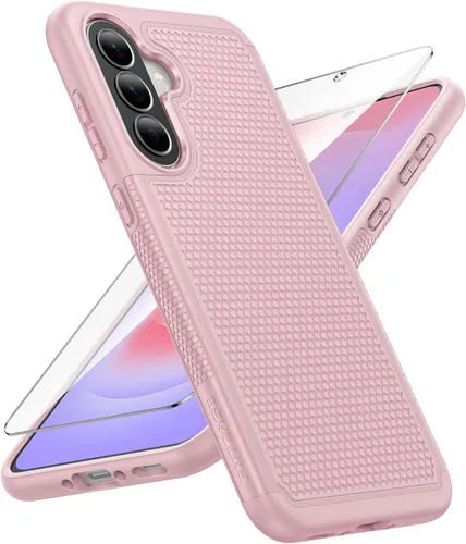 Miniatura 134 de FNTCASE Funda para teléfono Galaxy A14-5G: protección contra caídas de grado militar Samsung A14 5G, probada contra caídas de 14 pies, protector
