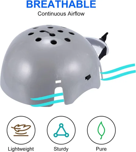 Miniatura 4 de uxcell 2 piezas de inserción de gorra de béisbol, de ABS, gorra de seguridad ligera con correa ajustable para protección de la cabeza