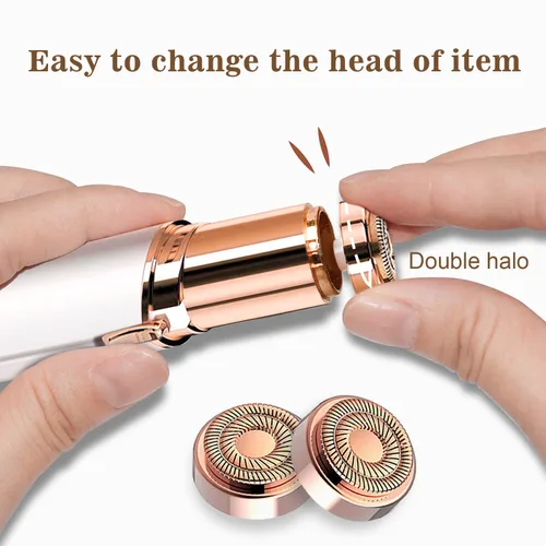 Miniatura 3 de Cabezales de repuesto para removedor de vello facial Gen 2 para un toque de acabado impecable, cuchillas de doble anillo compatibles