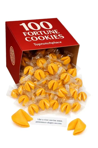 Miniatura 4 de Galletas de la fortuna, envueltas individualmente, paquete a granel, Secret Santa, Premium USA Made, Vanilla Valentine, San Patricio, rellenos
