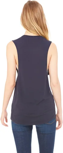 Miniatura 3 de Bella B8803 - Camiseta sin mangas de lona para mujer